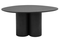Miliboo Table Basse-Table basse design bois noir L78 cm HOLLEN