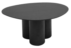 Miliboo Table Basse-Table basse design bois noir L78 cm HOLLEN
