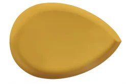 Miliboo Table Basse-Table basse design en acier laqué jaune et doré L80 cm DROP