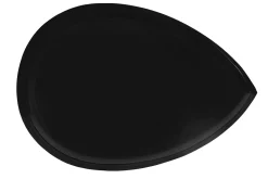 Miliboo Table Basse-Table basse design laquée en acier noir L80 cm DROP