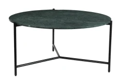 Miliboo Table Basse-Table basse design ronde en marbre vert D90 cm BUMCELLO