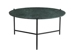 Miliboo Table Basse-Table basse design ronde en marbre vert D90 cm BUMCELLO