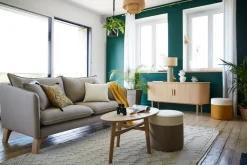 Miliboo Table Basse-Table basse ovale bois manguier massif L100 cm PALEY