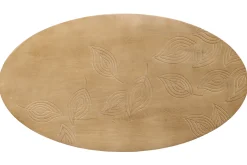 Miliboo Table Basse-Table basse ovale ethnique bois manguier massif gravé L100 cm KAFFIR