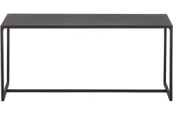 Miliboo Table Basse-Table basse rectangulaire design métal noir L100 cm KARL