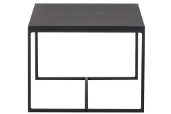 Miliboo Table Basse-Table basse rectangulaire design métal noir L100 cm KARL