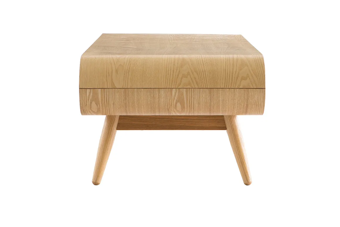 Miliboo Table Basse-Table basse rectangulaire avec rangements scandinave bois clair L120 cm BALTIK