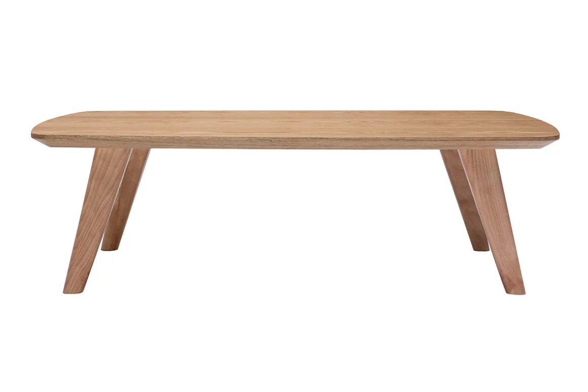 Miliboo Table Basse-Table basse rectangulaire scandinave bois clair L120cm FIFTIES