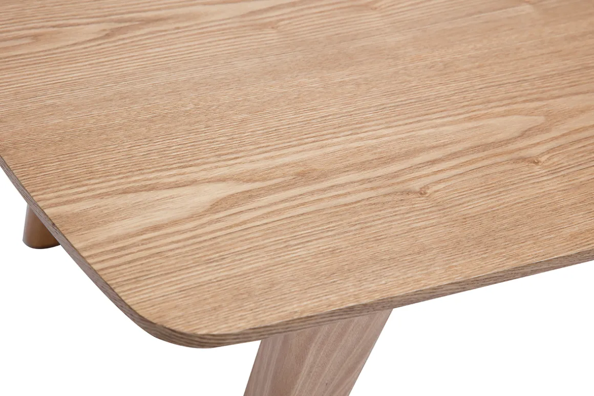 Miliboo Table Basse-Table basse rectangulaire scandinave bois clair L120cm FIFTIES