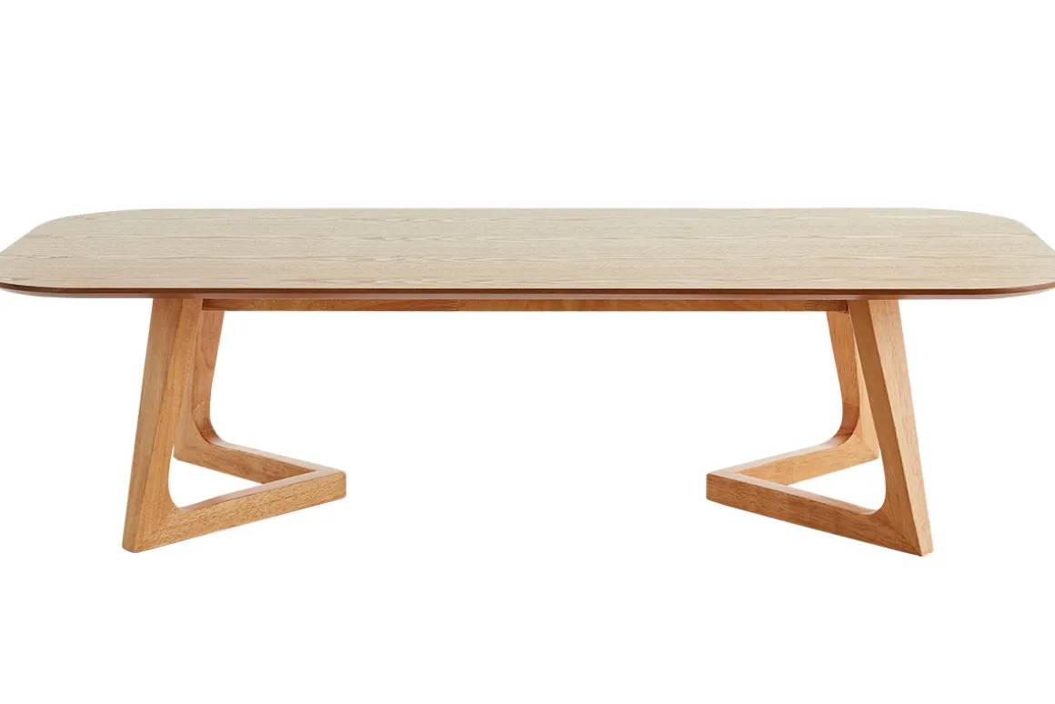 Miliboo Table Basse-Table basse rectangulaire scandinave bois clair L150 cm JUKE