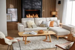 Miliboo Table Basse-Table basse rectangulaire scandinave bois clair L150 cm JUKE