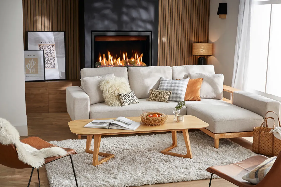 Miliboo Table Basse-Table basse rectangulaire scandinave bois clair L150 cm JUKE