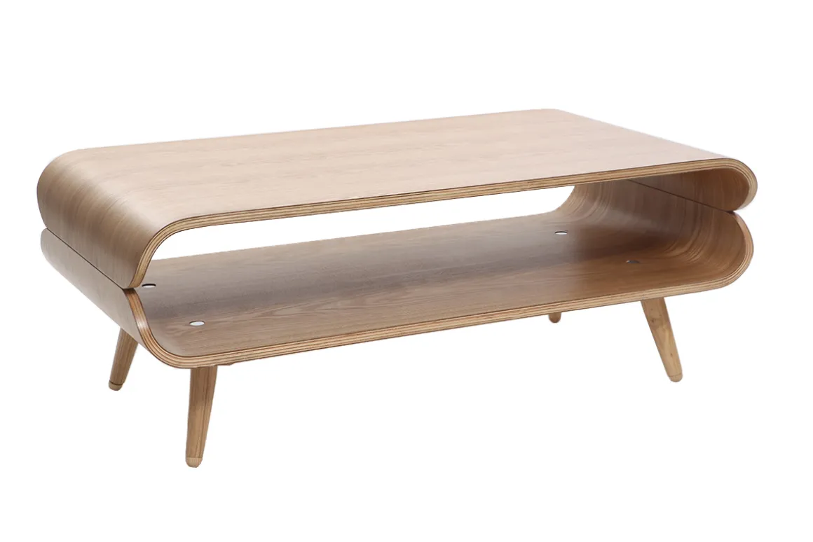 Miliboo Table Basse-Table basse rectangulaire scandinave bois clair L118 cm TAKLA