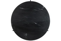 Miliboo Table Basse-Table basse ronde design en marbre noir D90 cm BUMCELLO