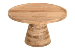 Miliboo Table Basse-Table basse ronde en bois massif D80 cm MATERA