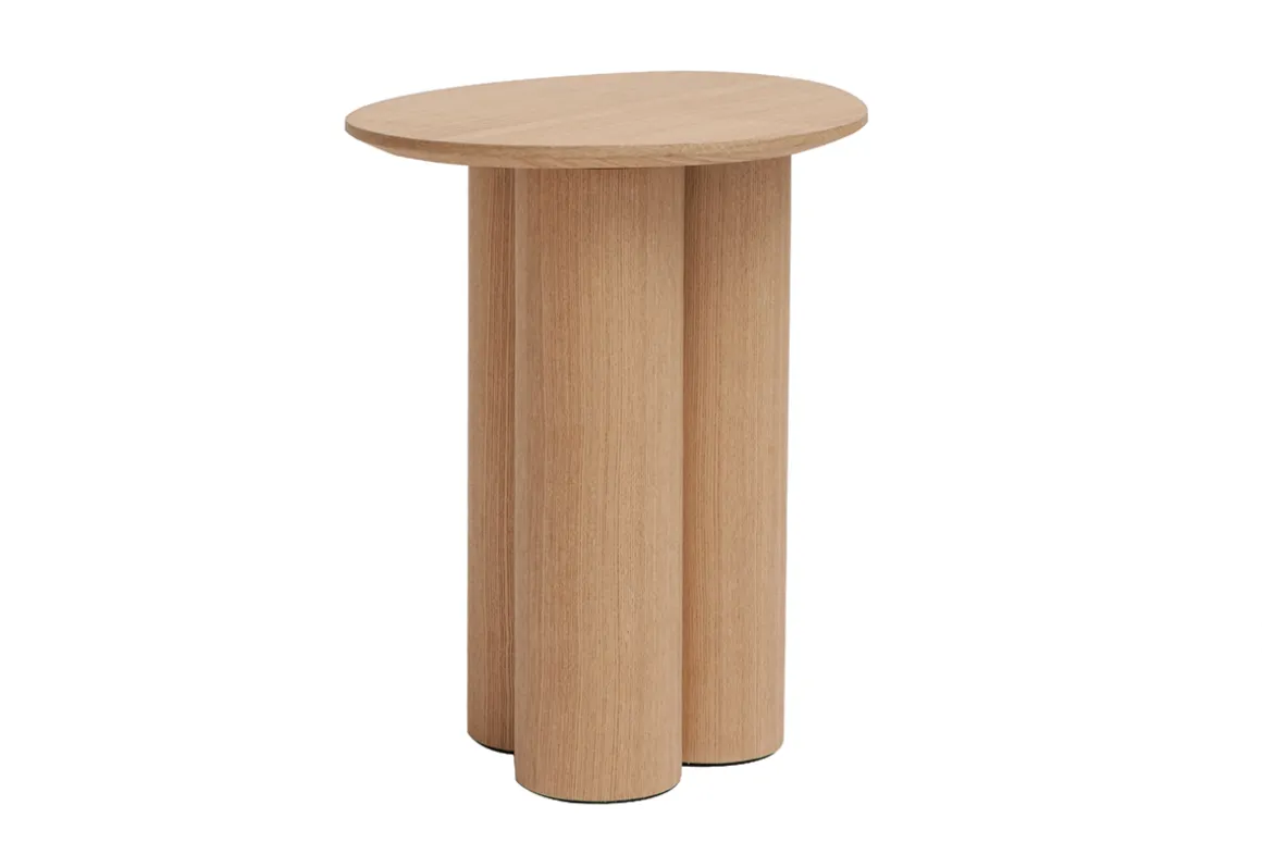 Miliboo Table Basse|Table D'appoint-Table d'appoint bois clair L44 cm HOLLEN