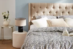 Miliboo Table D'appoint-Table d'appoint design ronde en terrazzo et métal doré D40 cm MEZZO