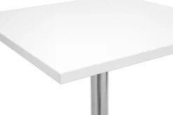 Miliboo Table De Bar / Bar-Table de bar design carrée blanche L60 cm JACK