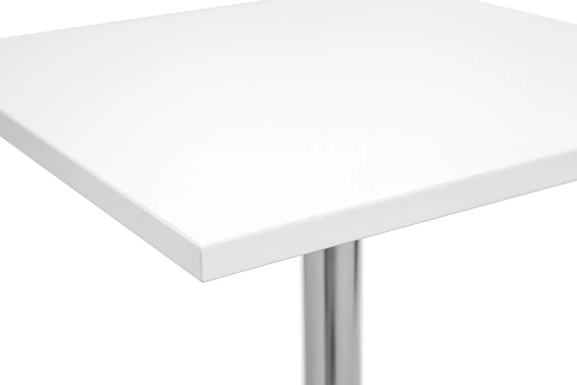 Miliboo Table De Bar / Bar-Table de bar design carrée blanche L60 cm JACK