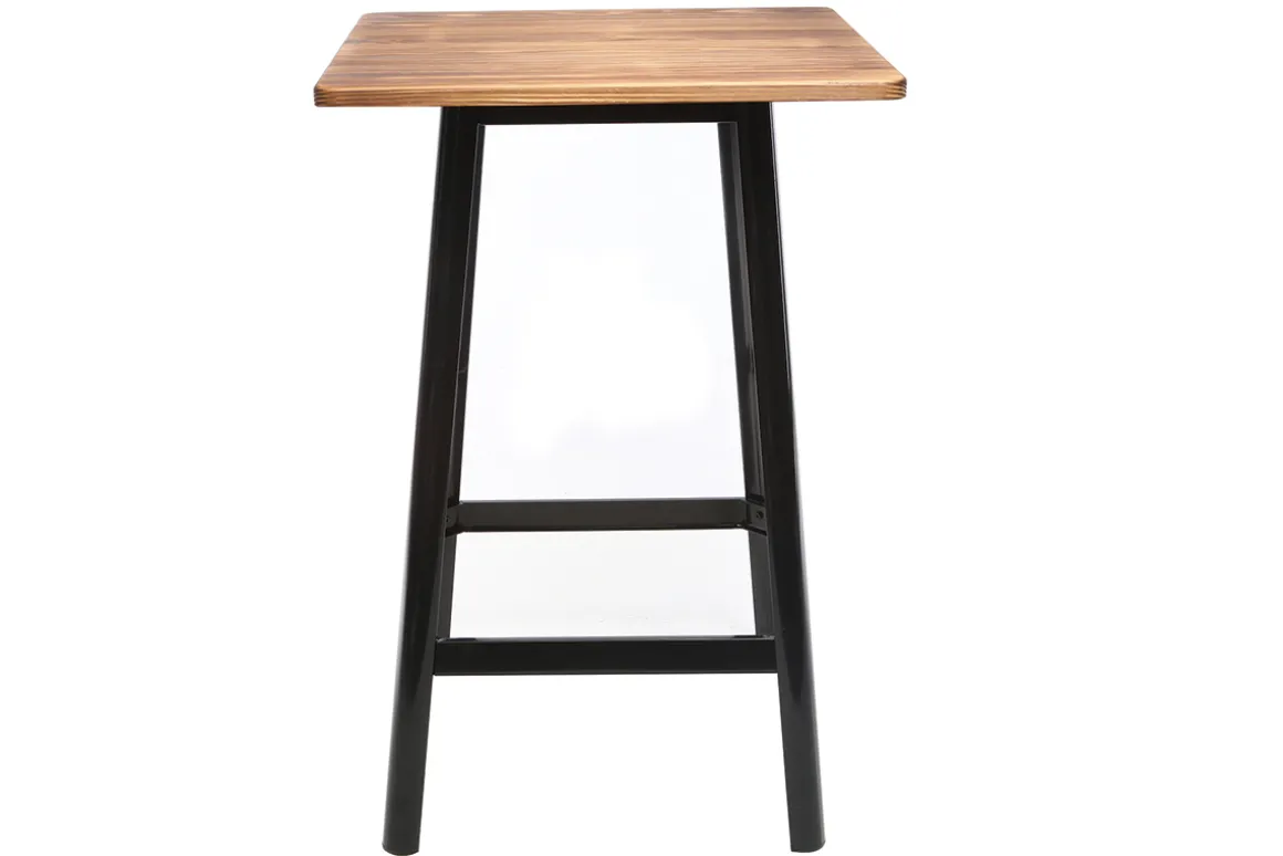 Miliboo Table De Bar / Bar-Table de bar design noire L70 cm JONES
