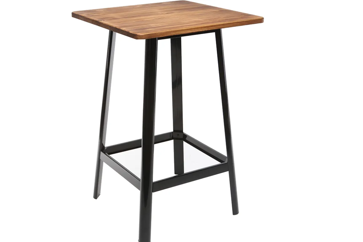 Miliboo Table De Bar / Bar-Table de bar design noire L70 cm JONES