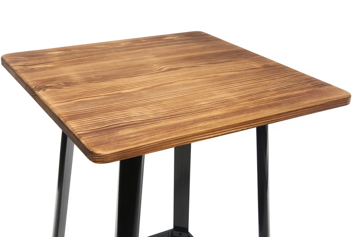 Miliboo Table De Bar / Bar-Table de bar design noire L70 cm JONES