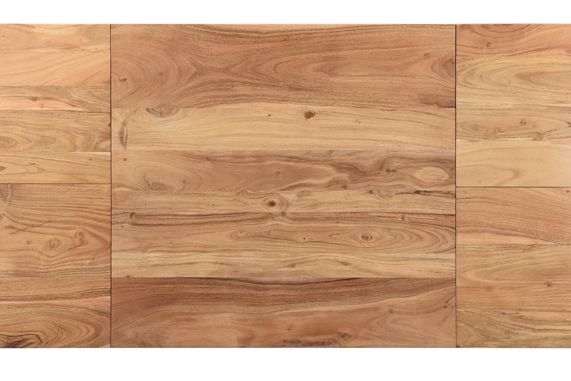 Miliboo Table De Bar / Bar-Table de bar extensible en bois massif et métal L80-135 cm TRAP