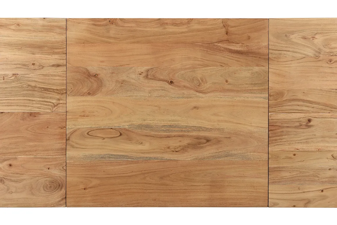 Miliboo Table De Bar / Bar-Table de bar haute extensible carrée en bois massif L80-135 cm BALTO