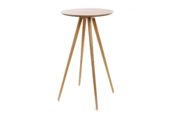 Miliboo Table De Bar / Bar-Table de bar ronde scandinave bois L60 cm NORDECO