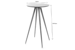 Miliboo Table De Bar / Bar-Table de bar ronde scandinave bois L60 cm NORDECO