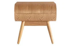 Miliboo Table De Chevet-Table de chevet avec tiroir vintage bois clair L45 cm (lot de 2) BJORG