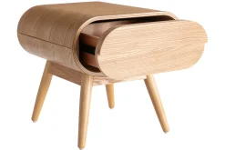 Miliboo Table De Chevet-Table de chevet avec tiroir vintage bois clair L45 cm BJORG