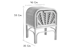 Miliboo Table De Chevet-Table de chevet en rotin L40 cm GALON