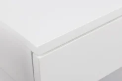 Miliboo Table De Chevet-Table de chevet murale blanche avec tiroir L40 cm NASTY