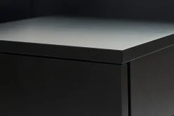 Miliboo Table De Chevet-Table de chevet murale noire avec tiroir L40 cm NASTY