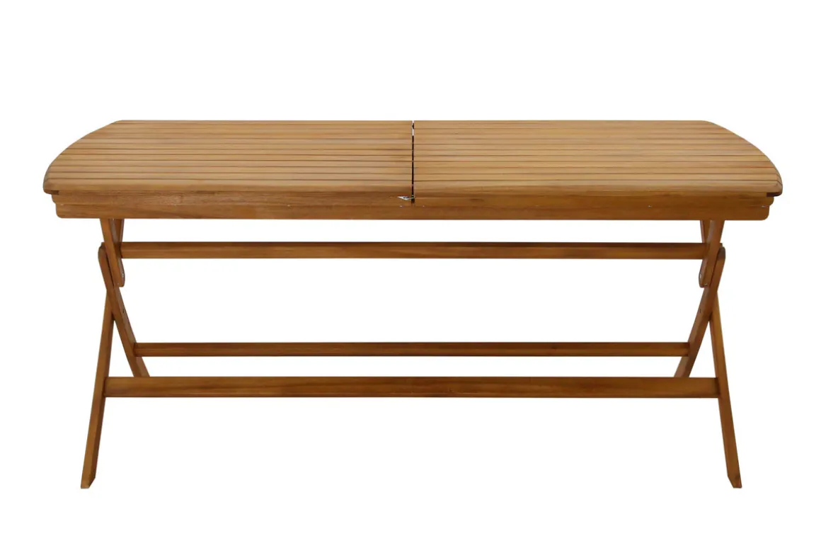 Miliboo Table De Jardin-Table de jardin extensible rallonges intégrées en bois massif L180-240 cm CANOPEE