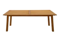 Miliboo Table De Jardin-Table de jardin extensible rallonges intégrées en bois massif L210-300 cm MAYEL
