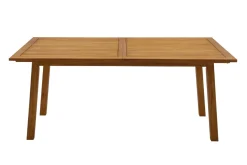 Miliboo Table De Jardin-Table de jardin extensible rallonges intégrées en bois massif L180-240 cm MAYEL