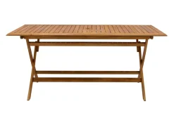 Miliboo Table De Jardin-Table de jardin pliante rectangulaire en bois massif L170 cm SANTIAGO