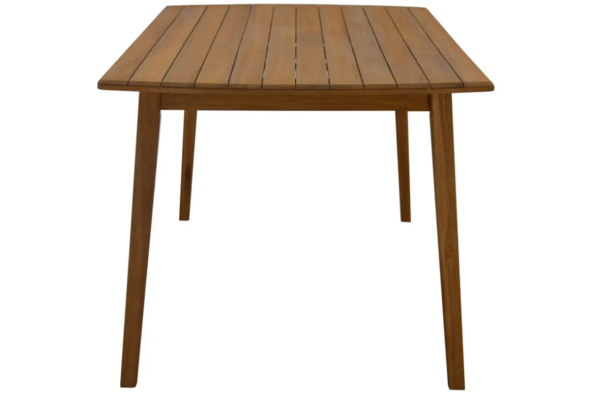 Miliboo Table De Jardin-Table de jardin rectangulaire en bois massif L160 cm CANOPEE