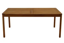 Miliboo Table De Jardin-Table de jardin rectangulaire en bois massif L180 cm AKIS