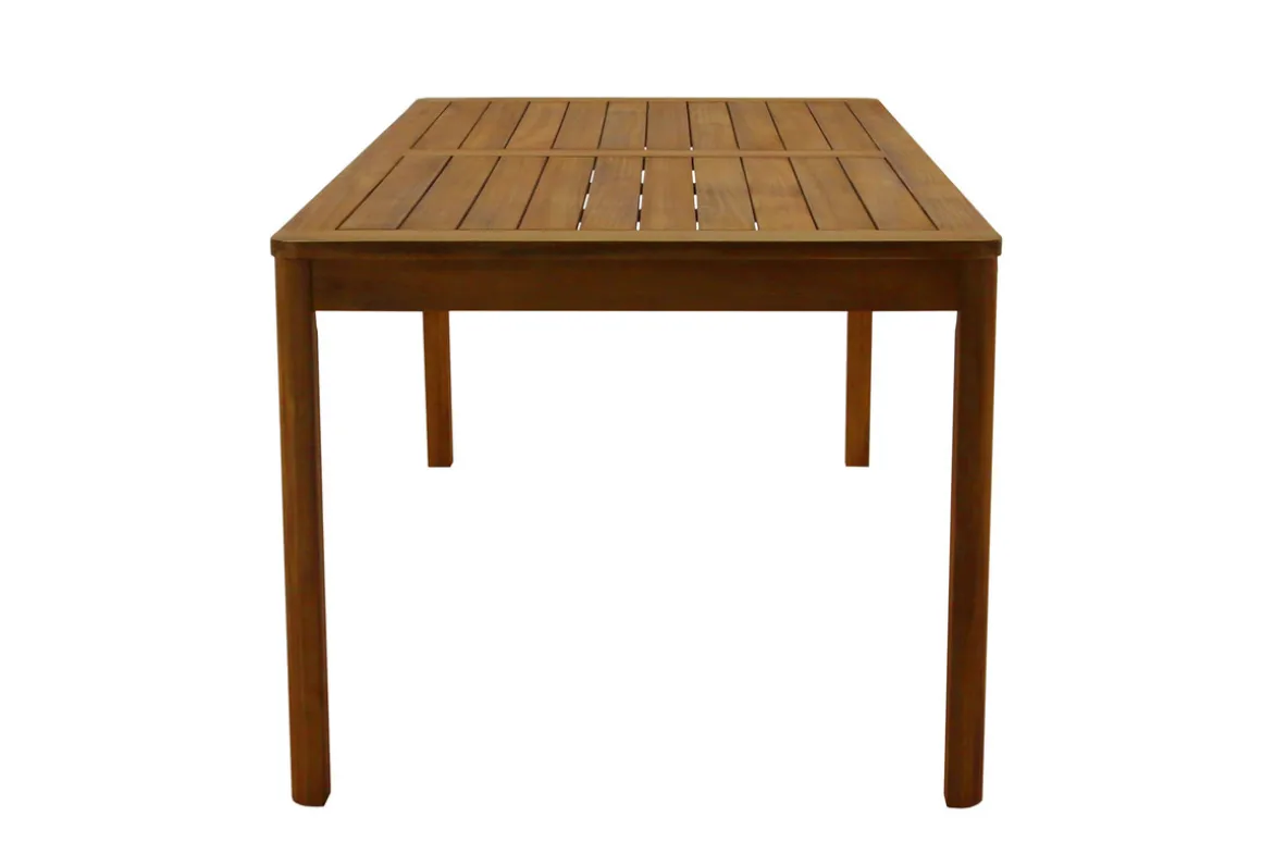 Miliboo Table De Jardin-Table de jardin rectangulaire en bois massif L180 cm AKIS