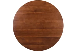 Miliboo Table À Manger Fixe-Table design ronde en bois massif L115 cm BANDOL