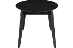 Miliboo Table Extensible-Table extensible rallonges intégrées rectangulaire en bois noir L160-200 cm MARIK