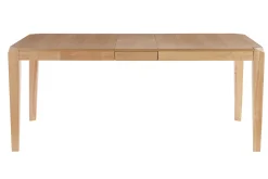 Miliboo Table Extensible-Table extensible rallonges intégrées rectangulaire en bois clair L150-180 cm BOLLY
