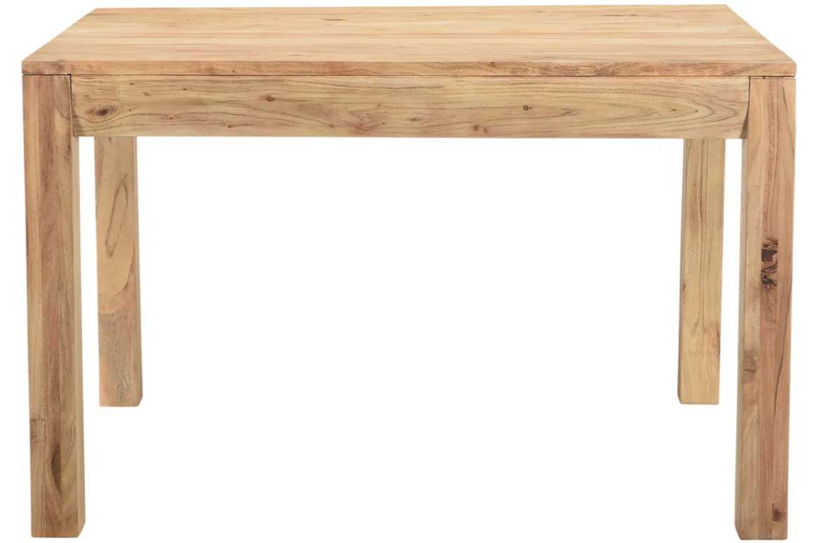 Miliboo Table Extensible-Table extensible rallonges intégrées rectangulaire en bois massif L120-210 cm BALTO