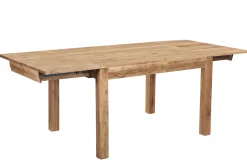 Miliboo Table Extensible-Table extensible rallonges intégrées rectangulaire en bois massif L120-210 cm BALTO
