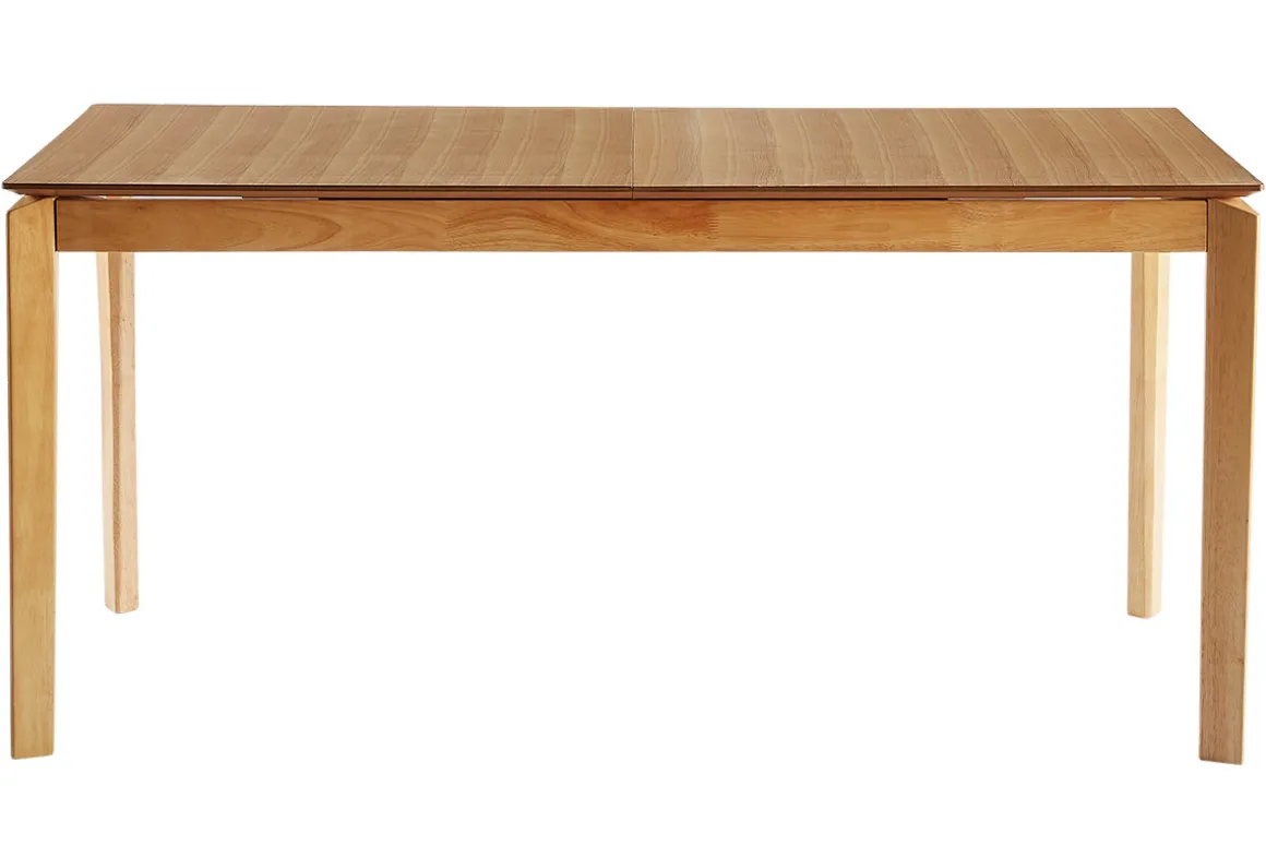 Miliboo Table Extensible-Table extensible rallonges intégrées rectangulaire en bois clair frêne L160-210 cm BONAVISTA