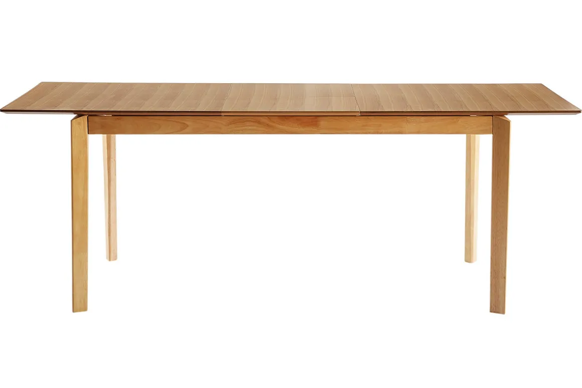 Miliboo Table Extensible-Table extensible rallonges intégrées rectangulaire en bois clair frêne L160-210 cm BONAVISTA