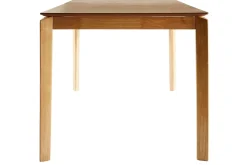 Miliboo Table Extensible-Table extensible rallonges intégrées rectangulaire en bois clair frêne L160-210 cm BONAVISTA